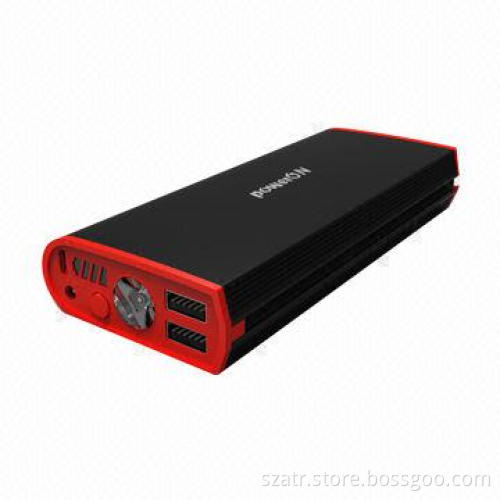 3,300mAh high-capacity Li-polymer power station with 200A MINI rechargeable jump starter